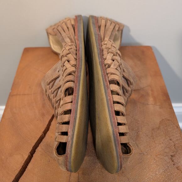 Nisolo Huechera Flats Loafers Leather Western Southwest Coastal Style - Size 10 - Picture 4 of 7